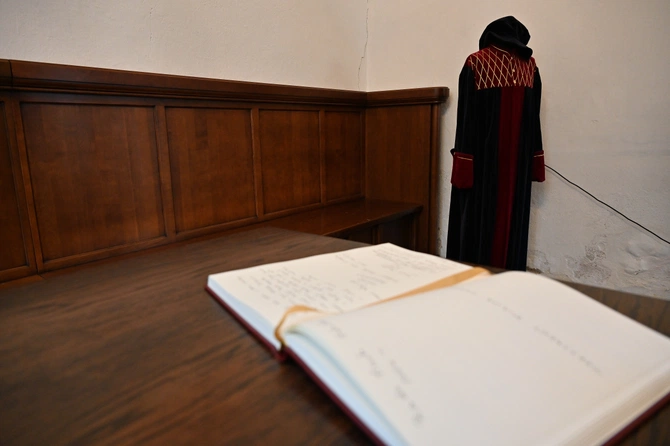 Modlitwa za radnych i władze Gdańska w bazylice Mariackiej