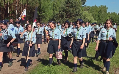 Na harcach u dziewcząt zgromadziło się tysiąc harcerek, od Białegostoku, przez Warszawę, po Wrocław.