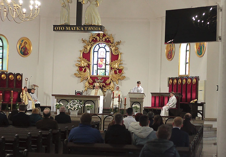 Jednym z punktów skupienia była Eucharystia.