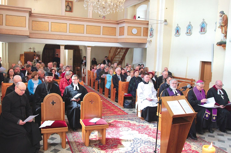 W spotkaniu licznie uczestniczyli niemieccy protestanci.