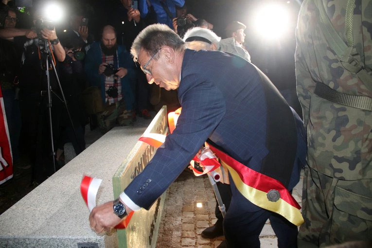 Odsłonięcie pomnika Żołnierzy Wyklętych we Wrocławiu