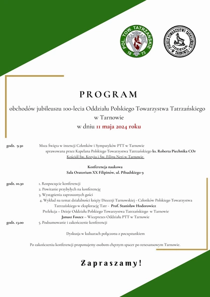 Program konferencji.