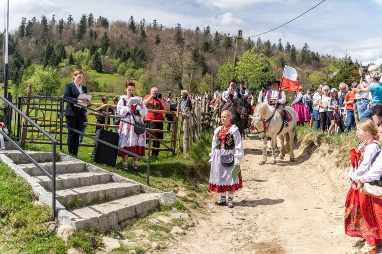 Uroczystości na Przysłopie