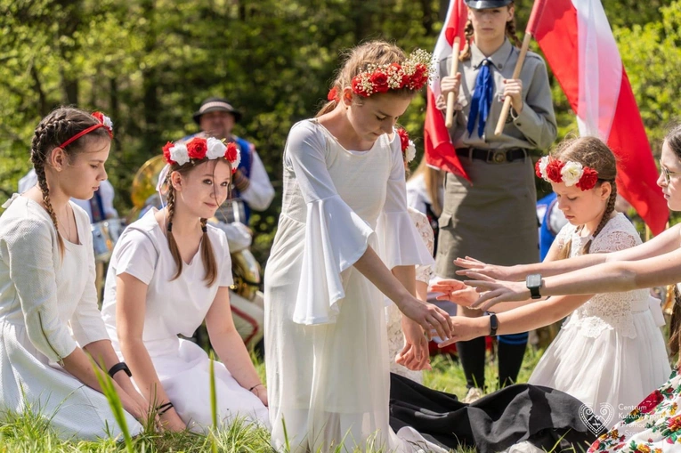 Uroczystości na Przysłopie