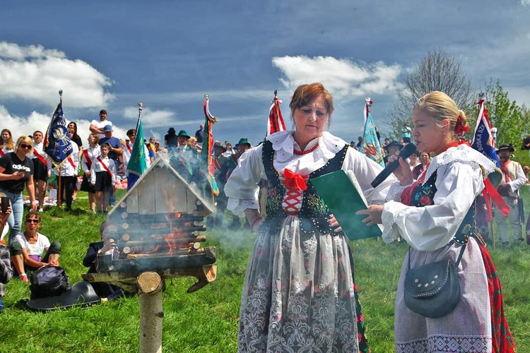 Uroczystości na Przysłopie