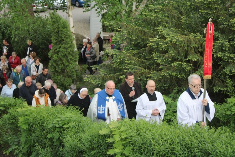 Ciechanów. Nabożeństwo majowe na Farskiej Górze