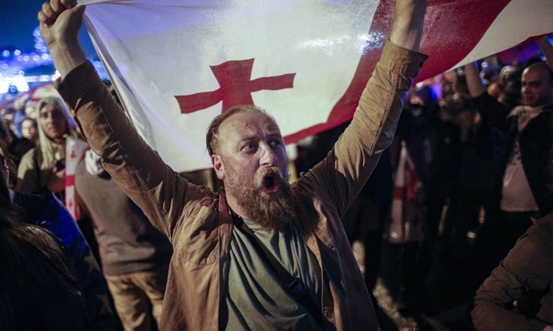 Gruzińskie media: sobotni protest w Tbilisi "największy we współczesnej historii Gruzji"