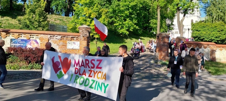 Marsz życia na ulicach Chełma.