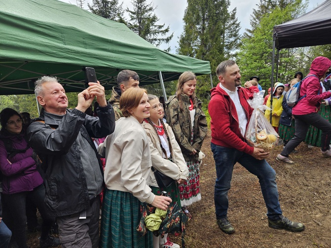 Poświęcenie kaplicy na Lubaniu