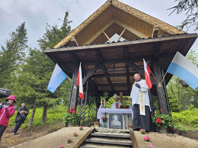 Poświęcenie kaplicy na Lubaniu