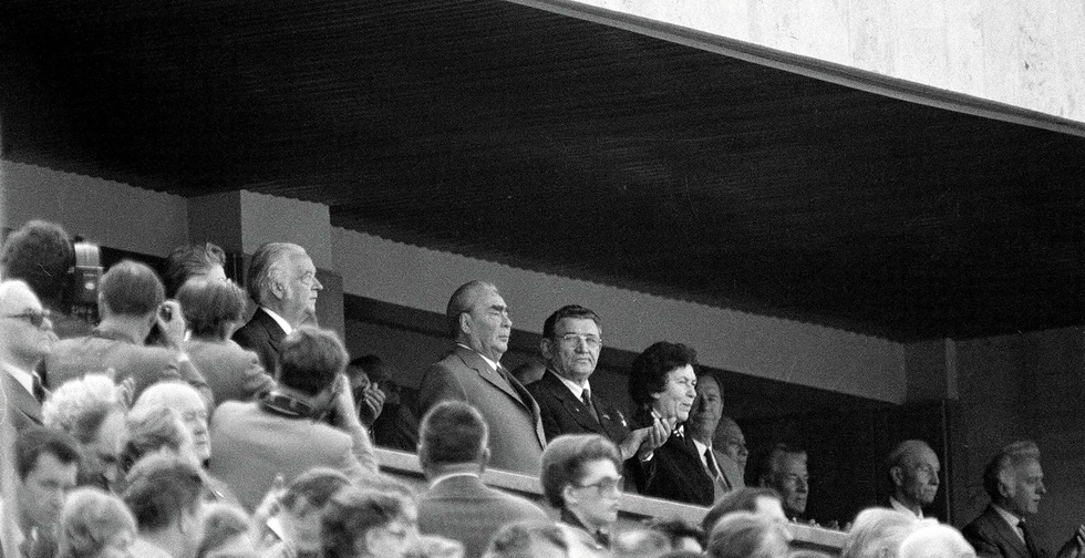 Igrzyska w Moskwie otwierał Leonid Breżniew.