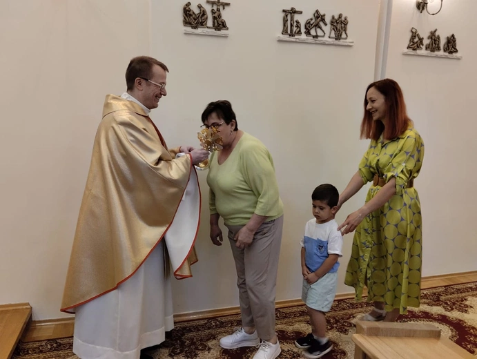 Fatimska grota w przedszkolu sióstr prezentek