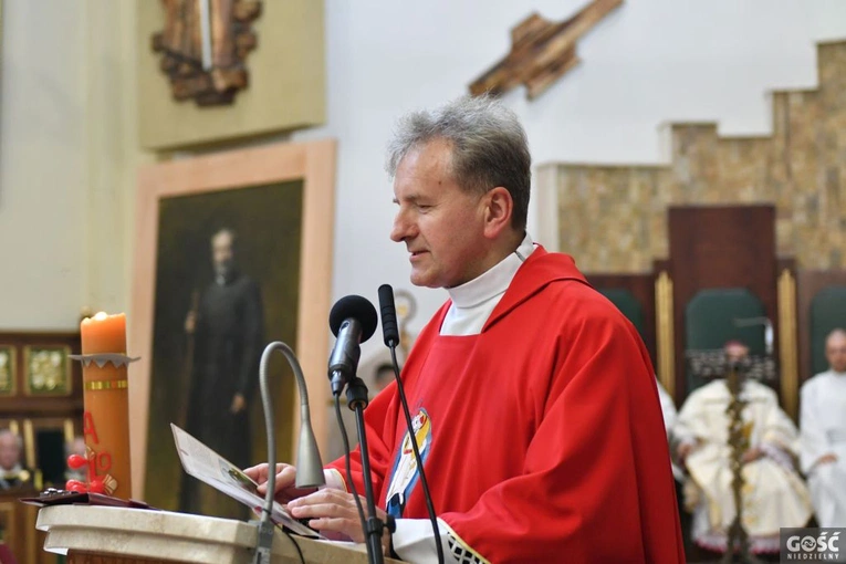 Głogów. Biskup z Boliwii poświecił obraz św. Andrzeja Boboli