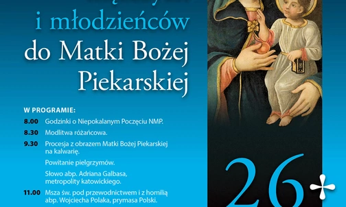 Piekary Śląskie. Zaproszenie abp. Adriana Galbasa na Pielgrzymkę Mężczyzn i Młodzieńców