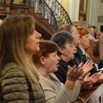 Spotkanie w Wigilię Zesłania Ducha Świętego w katedrze w Radomiu.