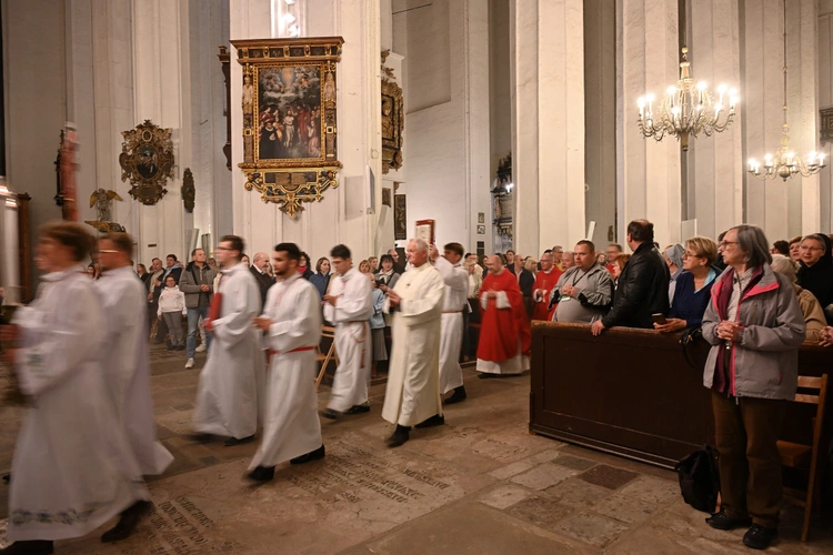 Wigilia Pięćdziesiątnicy w bazylice Mariackiej