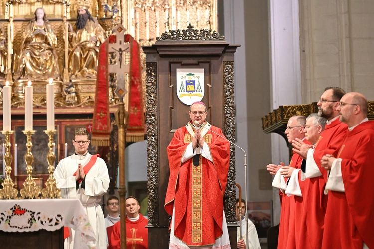 Wigilia Pięćdziesiątnicy w bazylice Mariackiej