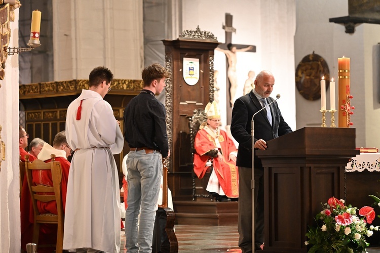 Wigilia Pięćdziesiątnicy w bazylice Mariackiej