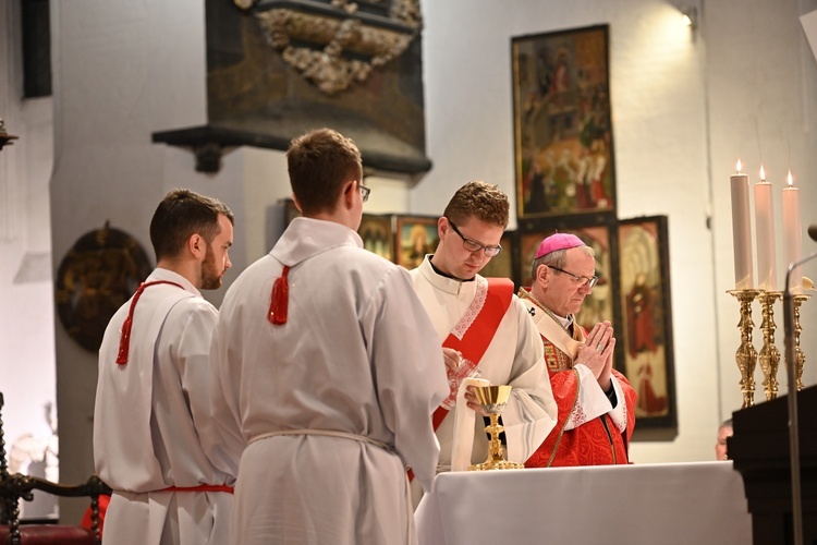 Wigilia Pięćdziesiątnicy w bazylice Mariackiej