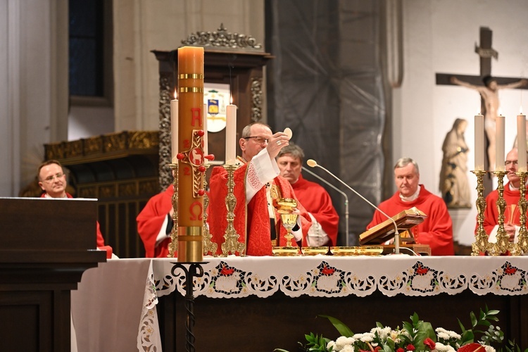 Wigilia Pięćdziesiątnicy w bazylice Mariackiej