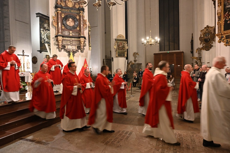 Wigilia Pięćdziesiątnicy w bazylice Mariackiej