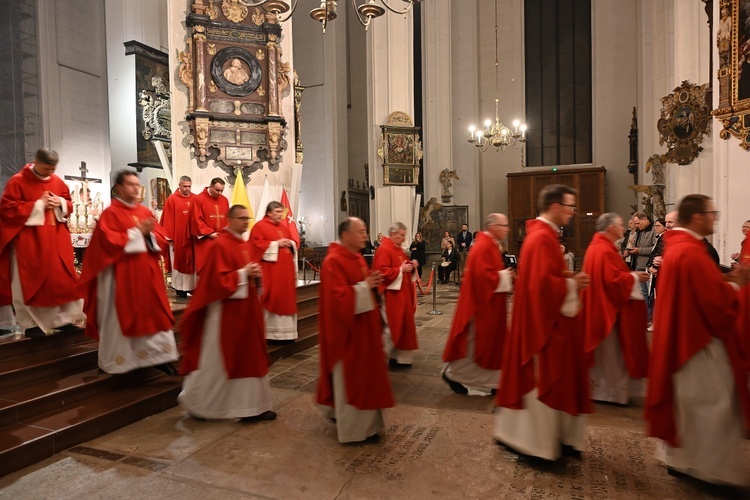 Wigilia Pięćdziesiątnicy w bazylice Mariackiej