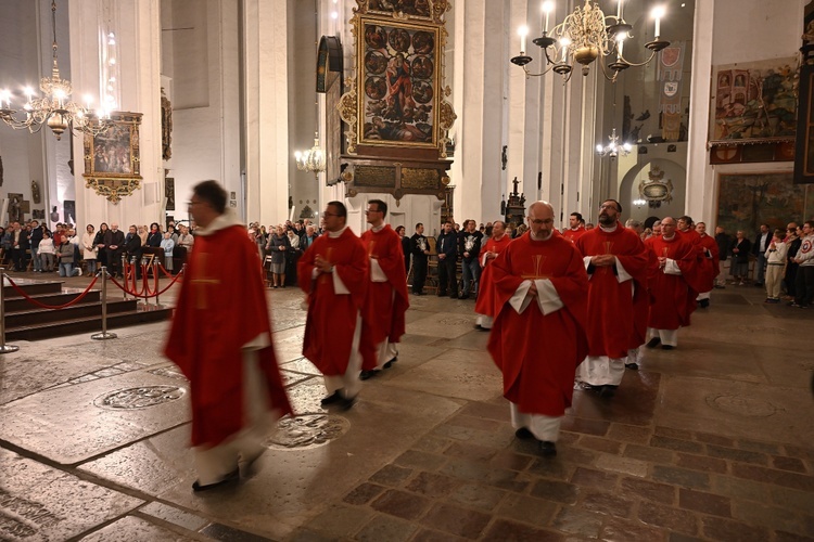 Wigilia Pięćdziesiątnicy w bazylice Mariackiej