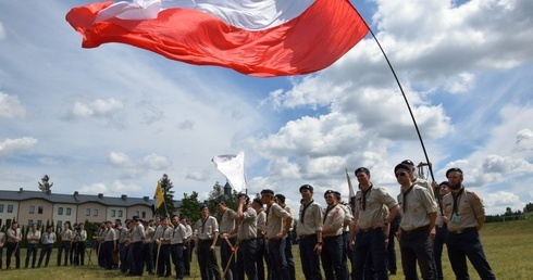 Uroczysty Apel Skautów Europy w Radomiu.