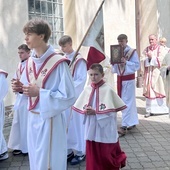 Łącko. Przyjęcie nowych ministrantów