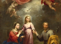 Bartolomé Esteban Murillo Dwie Trójce olej na płótnie, 1681 National Gallery, Londyn