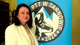 Miłośniczka górskich wypraw prezesuje PTT w Tarnowie  od 9 lat.