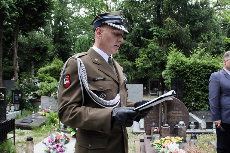 Oznaczenie grobów żołnierzy spod Monte Cassino