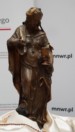 Zaginiona alabastrowa figura, personifikacja Wiary, wróciła do Wrocławia