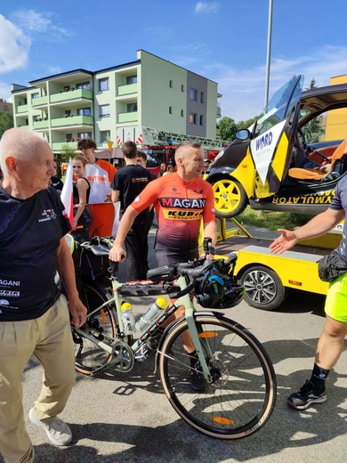 Start IV sezonu akcji "Ja jadę - Ty pomagasz" z Siemianowic do Oslo