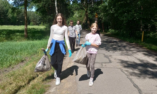 Bieruń. Ekomajówka w zielonych punktach miasta