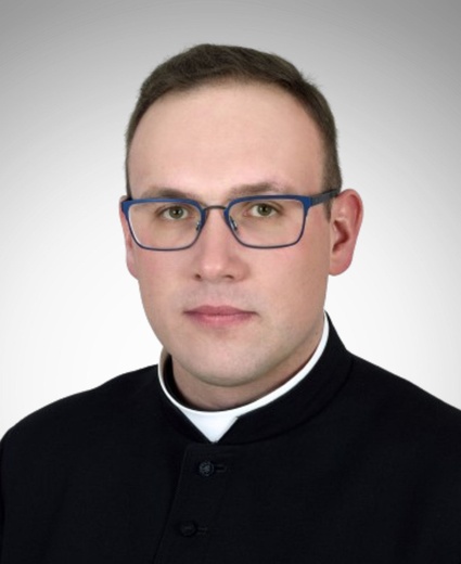 Ks. Piotr Kania z parafii Miłosierdzia Bożego w Miliardowicach.
