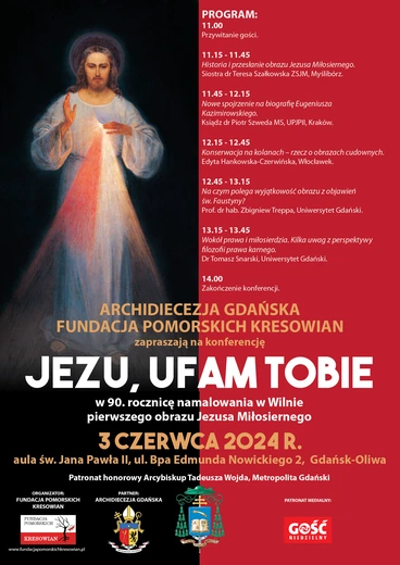 Porozmawiają o obrazie Jezusa Miłosiernego