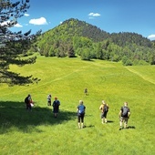 Na polanie  pod Klasztorną Górą  (Pieniny Słowackie). 