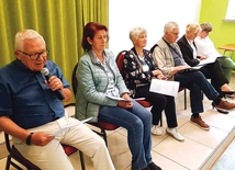 	Omówienie prac w grupach podczas ostatniego spotkania w parafii pw. Pierwszych Męczenników Polski w Gorzowie Wlkp.