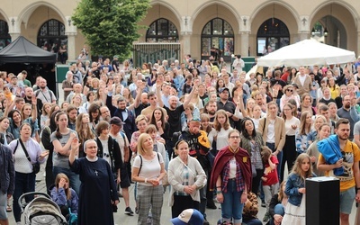 Kraków. Chrystus Eucharystyczny na Rynku