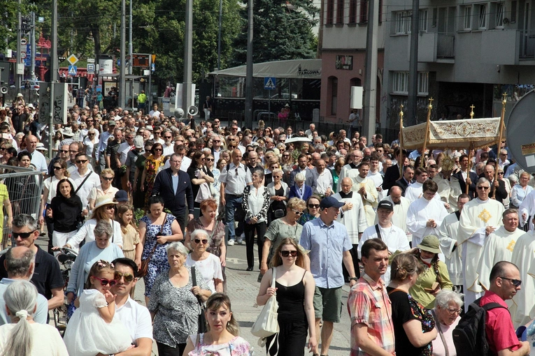 Boże Ciało - procesja główna Wrocław 2024