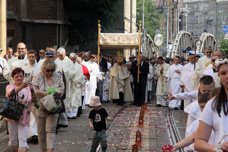 Boże Ciało - procesja główna Wrocław 2024