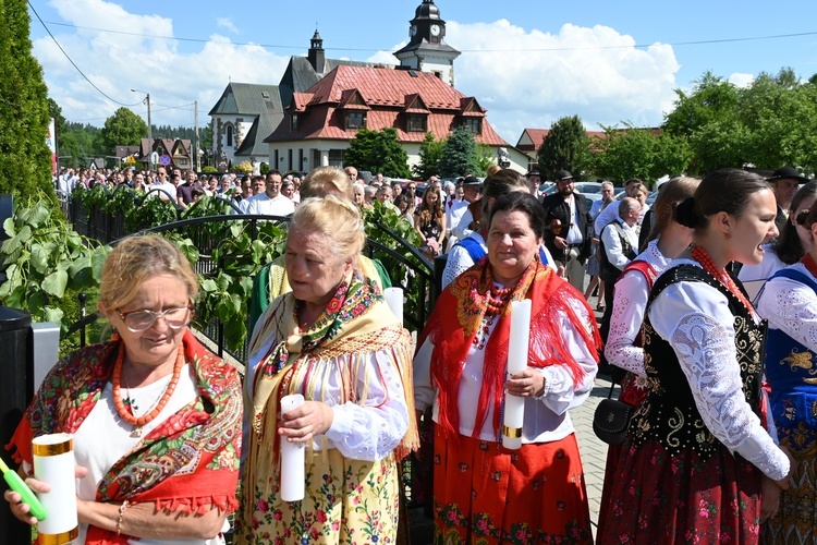 Procesja Bożego Ciała w Miętustwie