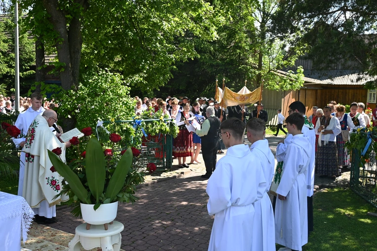 Procesja Bożego Ciała w Miętustwie
