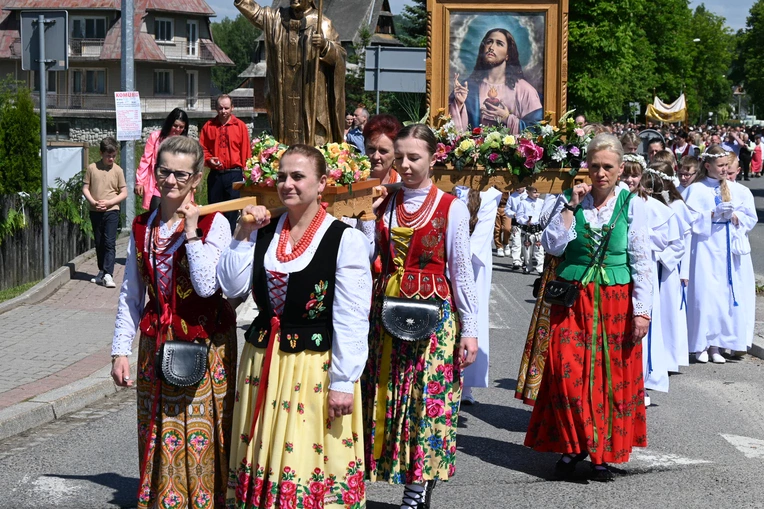 Procesja Bożego Ciała w Miętustwie