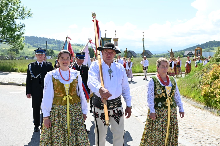 Procesja Bożego Ciała w Miętustwie