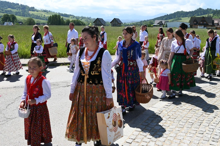 Procesja Bożego Ciała w Miętustwie
