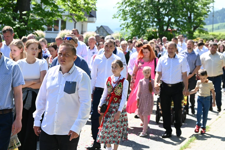 Procesja Bożego Ciała w Miętustwie