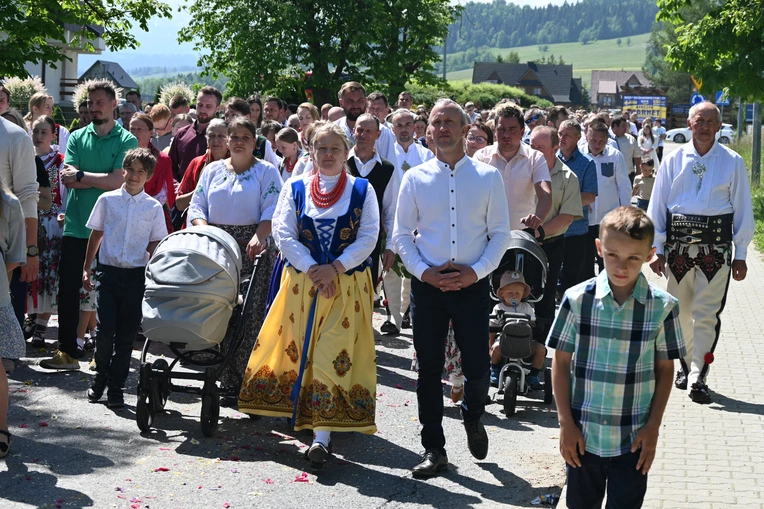 Procesja Bożego Ciała w Miętustwie