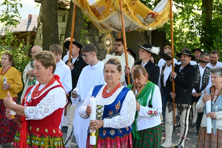 Procesja Bożego Ciała w Miętustwie